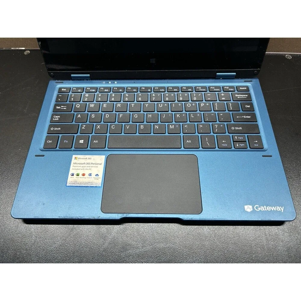 Gateway Touchscreen Laptop GWTC116-2BL Linux Mint Intel Celeron Tested No Chgr